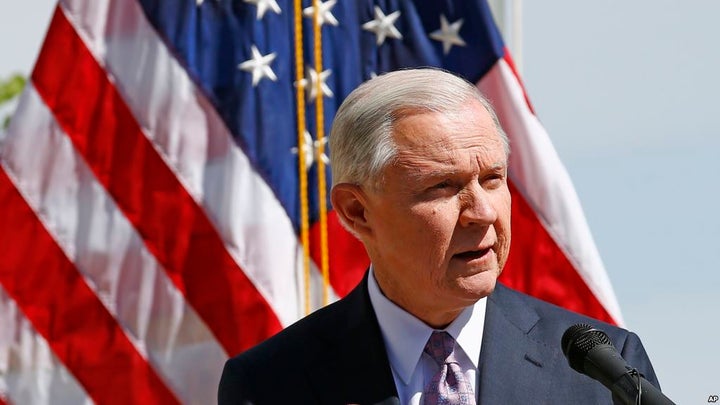 Attorney General Jeff Sessions announces that the Department of Justice will hire 75 new immigration judges this year and streamline the hiring process at a news conference after touring the U.S.-Mexico border.