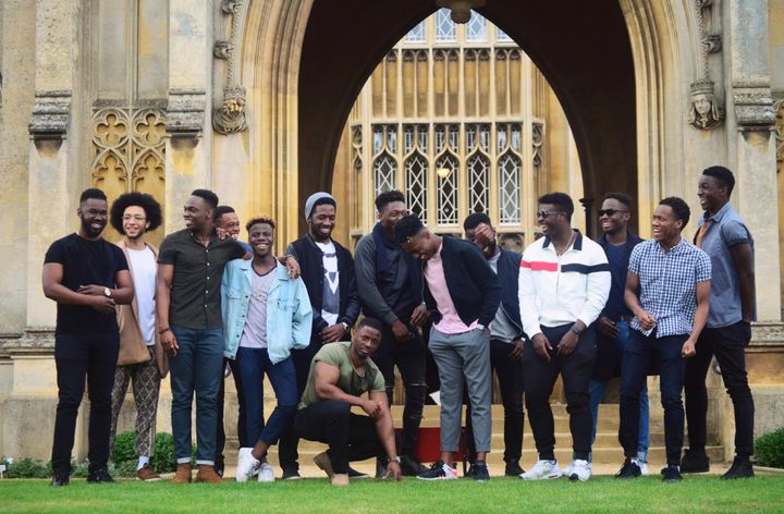 <strong>The African Caribbean Society said the picture was intended to show that 'Cambridge is for us'</strong>