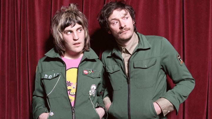 Julian with Noel Fielding in their 'Mighty Boosh' days