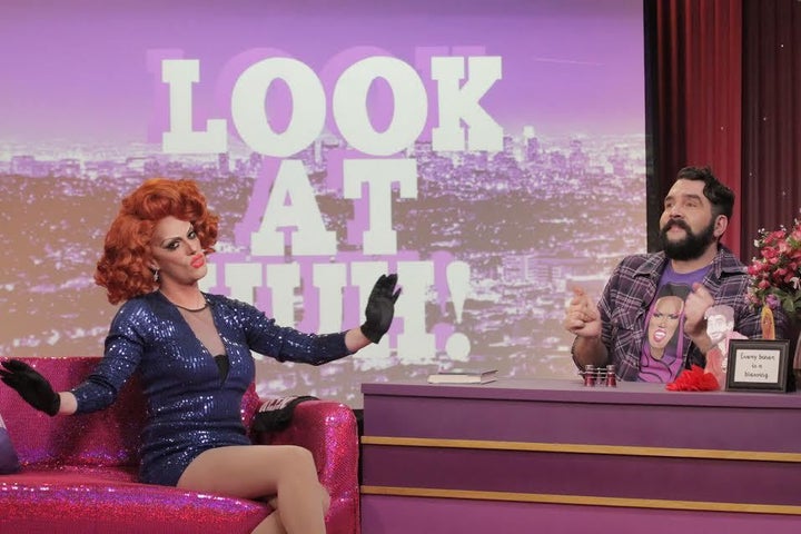 <p>Robbie Turner and Jonny McGovern on Hey Qween</p>