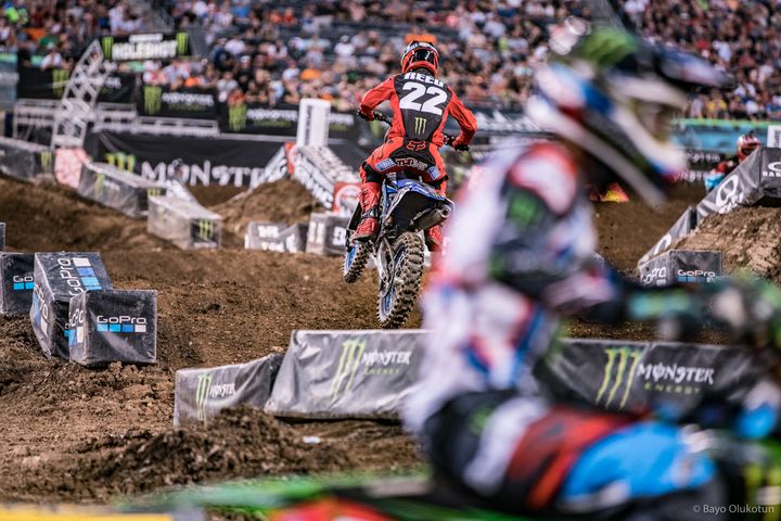 Chad Reed season has been a mixed bag, but the veteran Yamaha rider is still a fan favorite. Finishing in 12th on the night, Reed is a two-time champion and has over 200 Supercross main event starts; second on the all-time record list. 