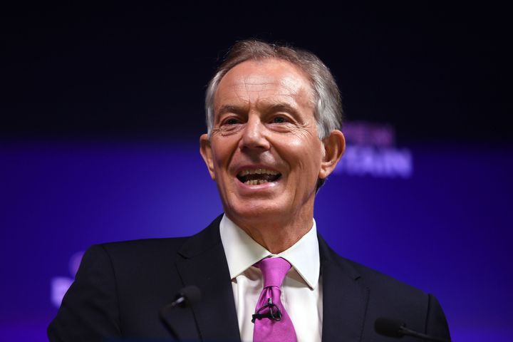 Tony Blair celebrated the 20th anniversary of his 1997 election landslide on Monday.
