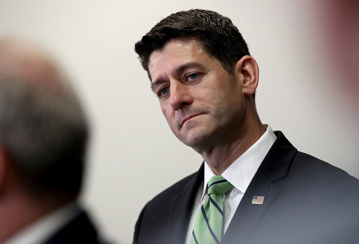 Speaker of the House Paul Ryan (R-Wis.) attends a press conference on May 2, 2017, in Washington, D.C.