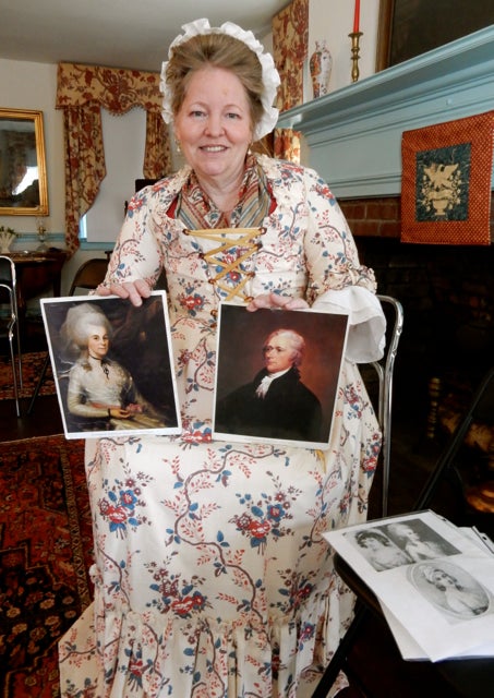 <p>Pat Sanftner, curator, Hamilton-Schuyler House, Morristown NJ</p>