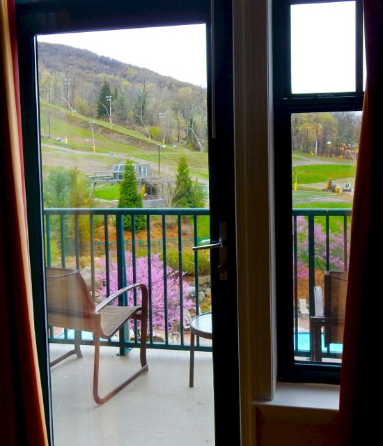 <p>Room view of ski lift at The Appalachian at Mountain Creek, Vernon NJ</p>