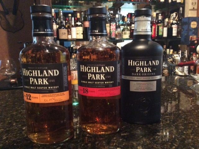 Three expressions of Highland Park’s Core Scotch Whisky Range