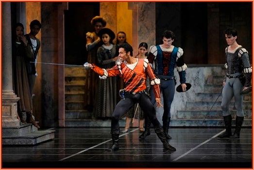 Daniel Deivison-Oliveira as Tybalt in Tomasson's <em>Romeo & Juliet</em>