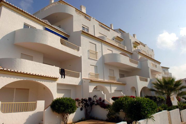 A view of the of the apartments at the Ocean Club in Luz in the Algarve where Madeleine McCann went missing