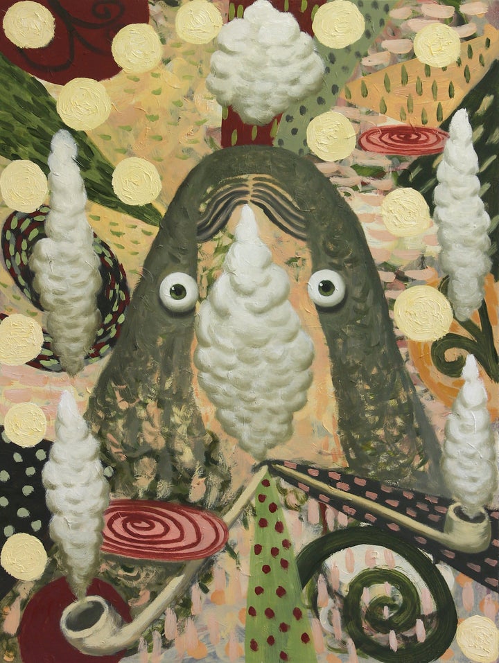 <p>Kevin Mooney <em>Storyteller</em>, 2016, Oil on canvas, 31 ½ x 23 5/8 in. (80 x 60 cm). </p>