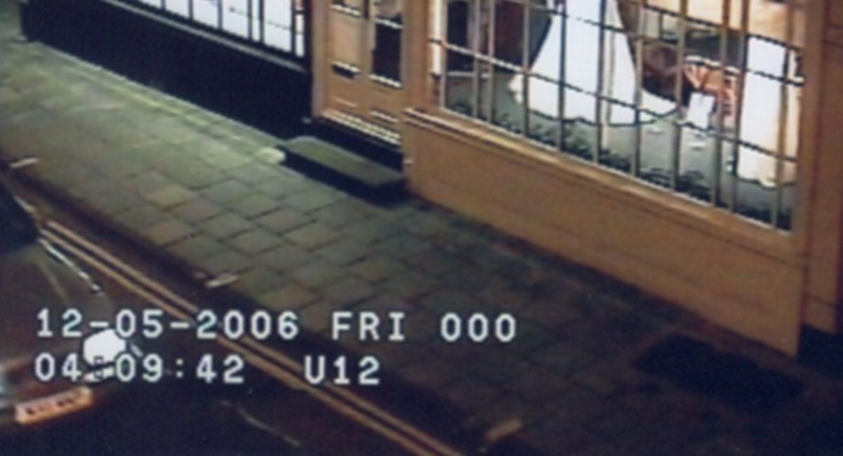 This image of a car in Ipswich city centre was captured after Luke was last seen on camera