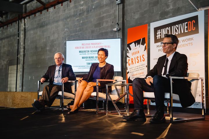 Washington, D.C. Mayor Muriel Bowser, former Pittsburgh Mayor Tom Murphy and Richard Florida discuss how to build more inclusive communities.
