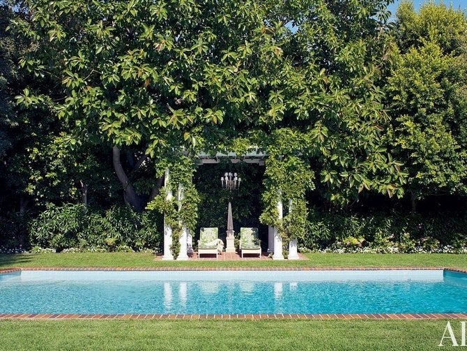 A lap pool in California.