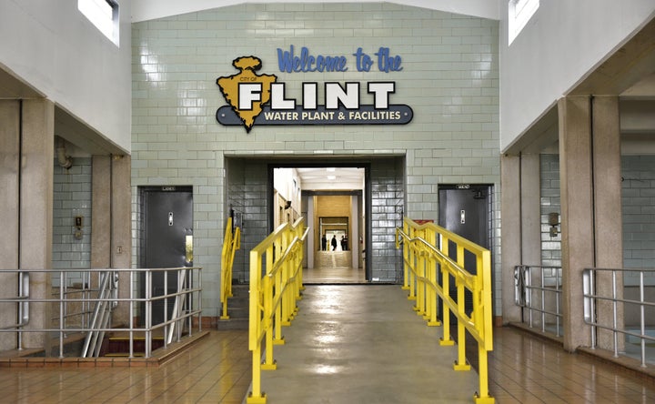 The interior of the Flint water plant is seen on Sept. 14, 2016.