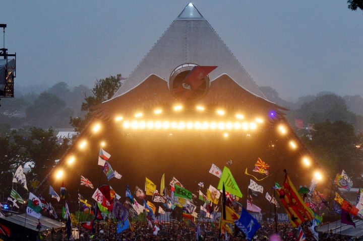 Glastonbury's iconic Pyramid stage 