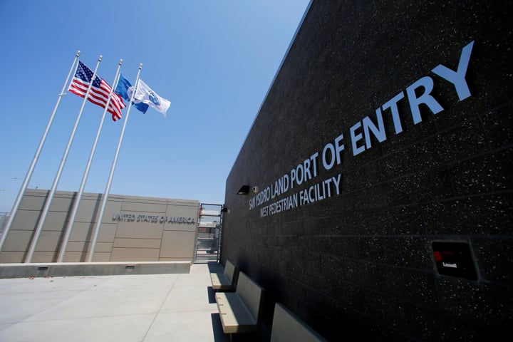 Some asylum-seekers seek to enter the U.S. at the pedestrian port of entry from Mexico to the United States in San Ysidro, California.