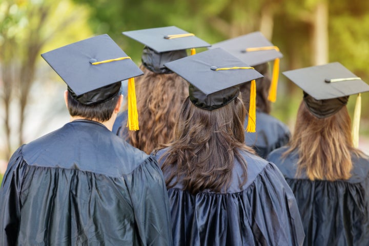 What do You Wear Under a Cap & Gown