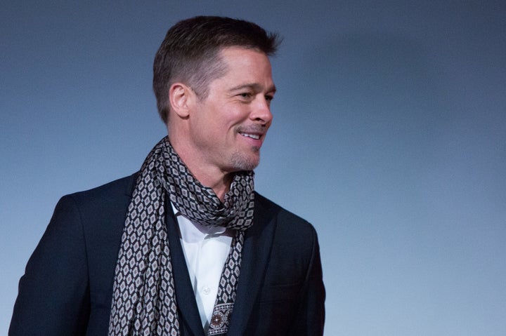 "I just started therapy," Pitt said.