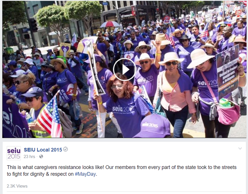 <a rel="nofollow" href="https://www.facebook.com/seiu2015/videos/1536081359745119/" target="_blank">CA Caregivers #Resist</a>