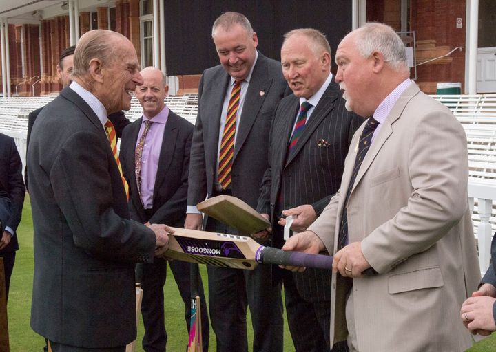 Prince Philip attended the opening of a new stand at Lord's cricket ground on Wendesday