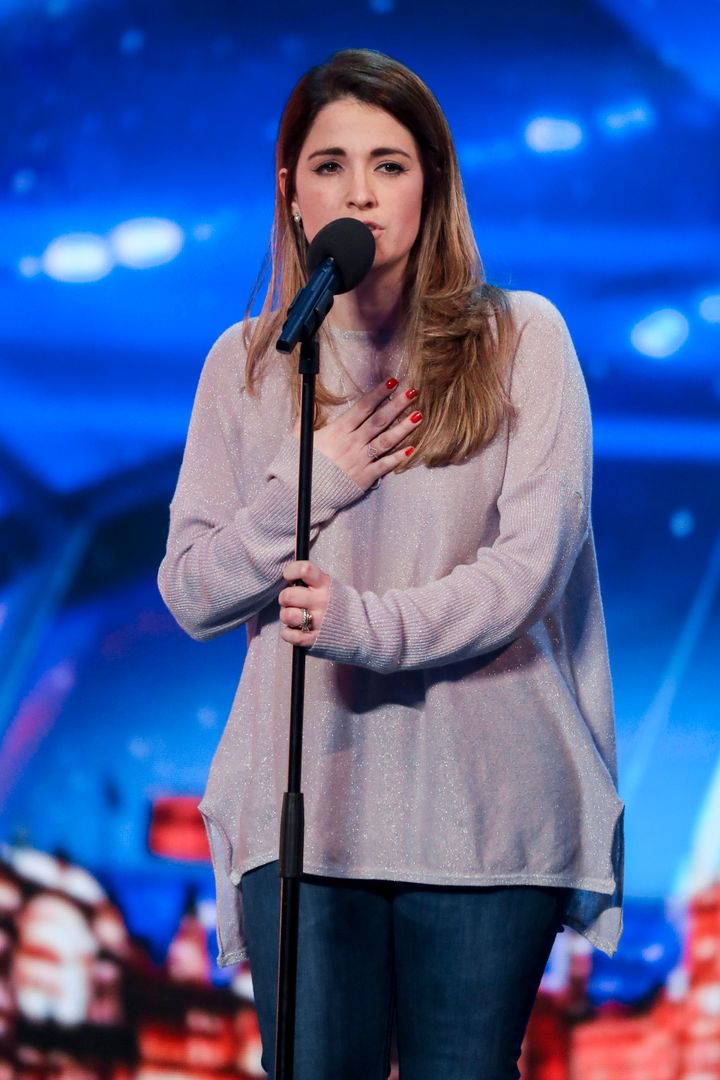 Sian at the 'BGT' auditions