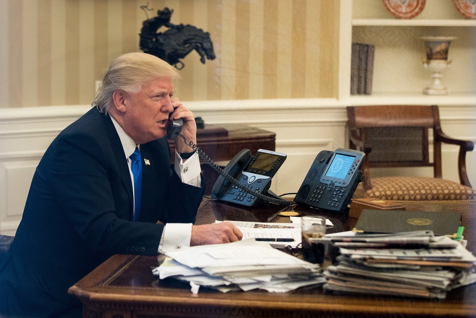 U.S. President Donald Trump and Australian Prime Minister Malcolm Turnbull met in New York on May 4 after a reporte