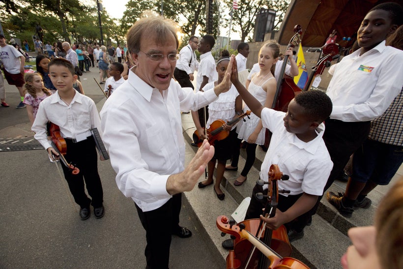 Boston Landmarks Orchestra CW Charter kids.