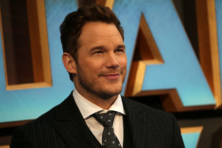 Chris Pratt attends a "Guardians of the Galaxy Vol. 2" screening in London. 