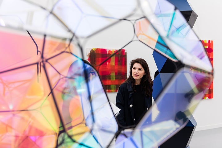 <p>Esther Schipper at Frieze New York 2016. Courtesy Mark Blower and Frieze. Photo: Mark Blower.</p>
