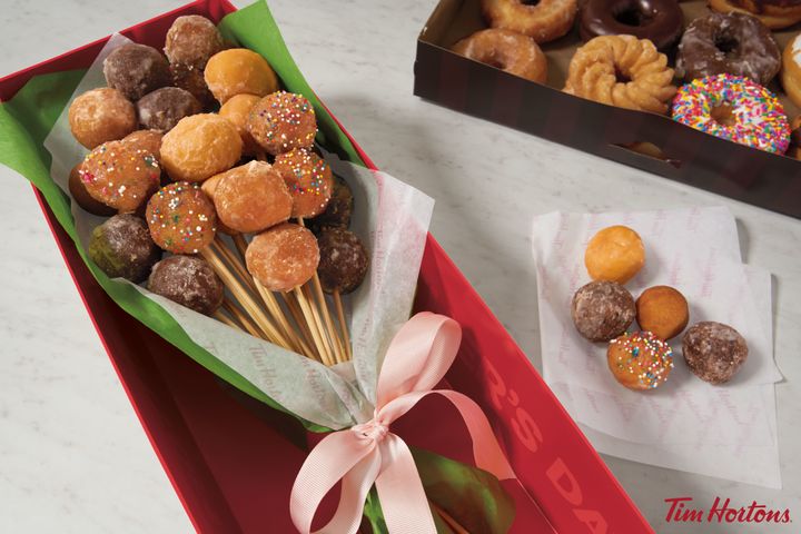 Tim Hortons unveiled "The Timbits Donut Bouquet."