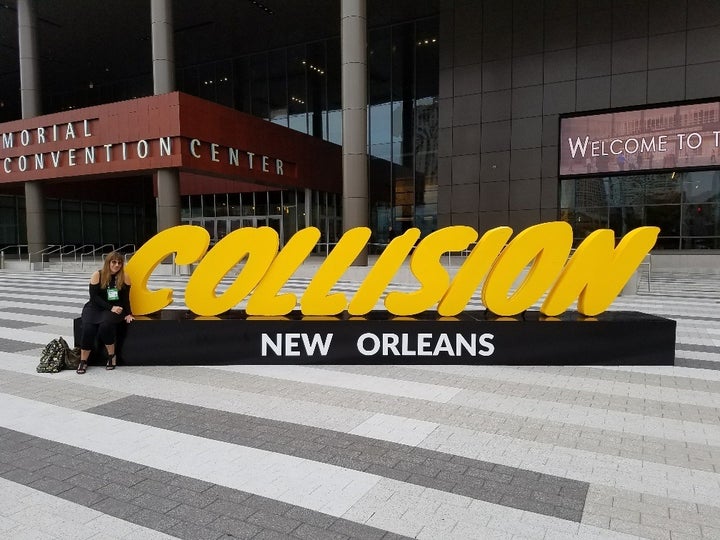 <p>The obligatory “selfie by the sign”</p>