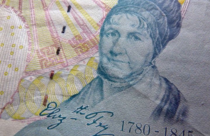 The old-style £5 note featuring Elizabeth Fry goes out of circulation on 5 May