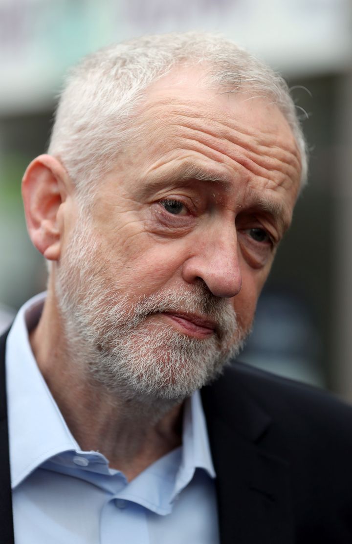 Support for Labour leader Jeremy Corbyn was not strong