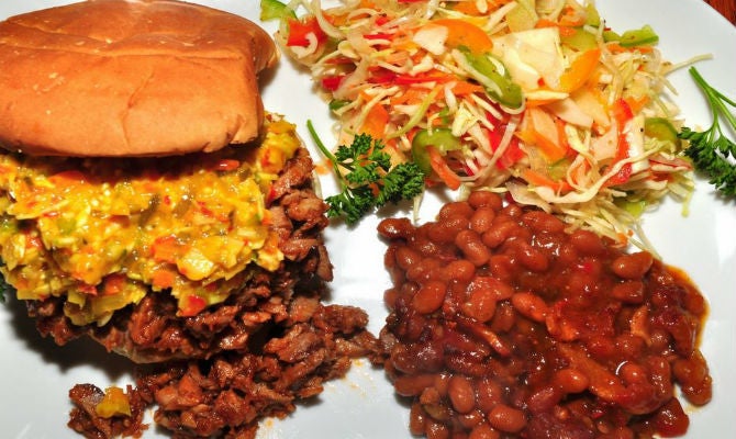 <strong>Bright and tangy chow chow is a perfect sandwich topper. </strong>