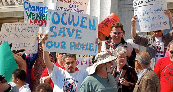 Protestors, Oakland California, March 2009