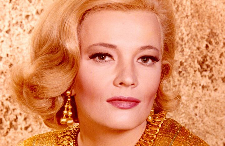 Actor Gena Rowlands, shown here around 1960, has died.