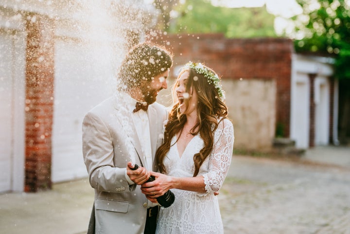 Models Peter and Emily channeled Jack (Milo Ventimiglia) and Rebecca (Mandy Moore).