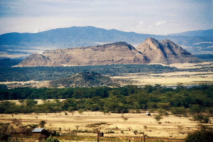 Landscape of the Rift Valley.