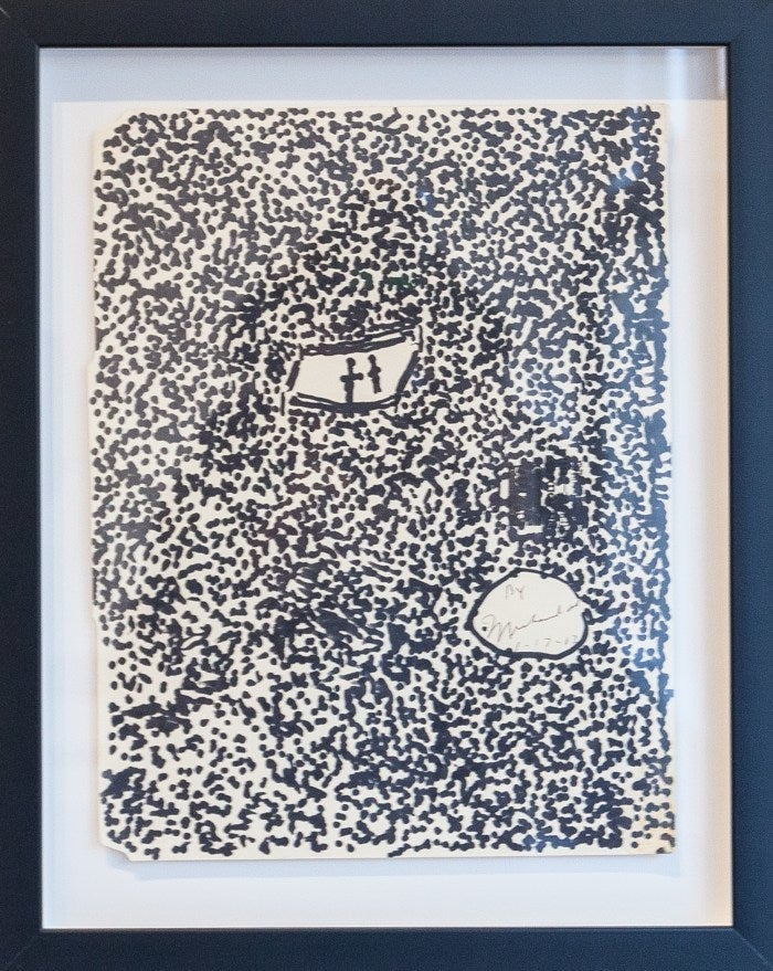 <strong>Muhammad Ali</strong> <em>The Ring</em> 2003. Ink on paper