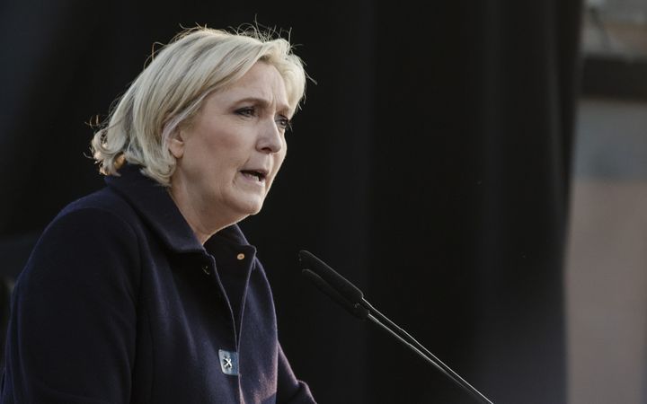 Macron is facing Marine Le Pen for the presidency