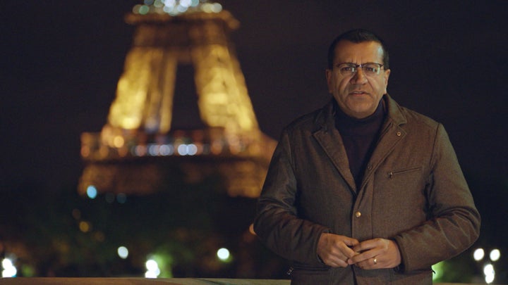 Martin Bashir and the Eiffel Tower.