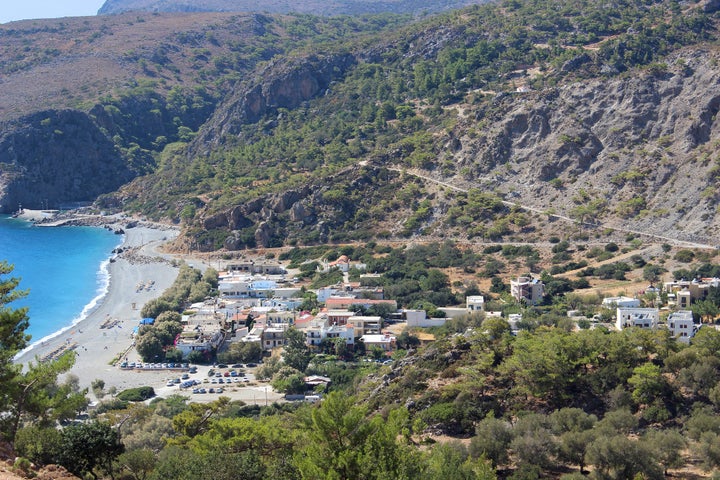 Destination Sougia from above 