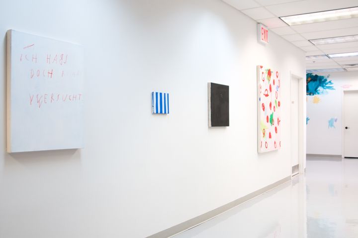 Installation view, but what about me? curated by Alex Maldonado Projects, CoLab-Factory, 14 DeKalb Ave Fl 3, Brooklyn