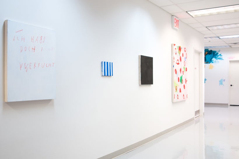 Installation view, but what about me? curated by Alex Maldonado Projects, CoLab-Factory, 14 DeKalb Ave Fl 3, Brooklyn