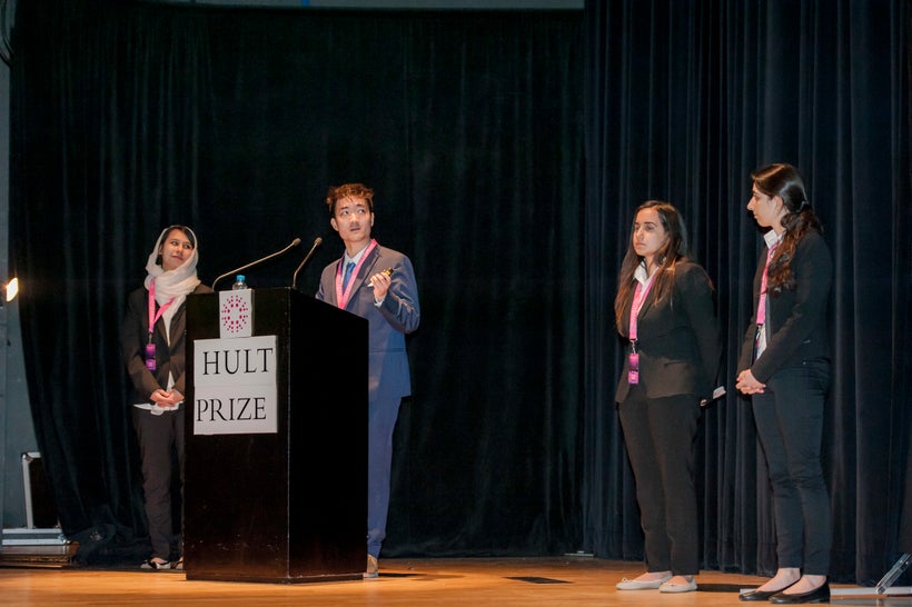 <em>Team ATLAS emerged as one of the top teams of out 50,000 student teams worldwide, presenting their idea in Dubai earlier