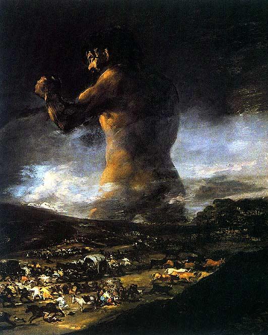Francisco de Goya’s Colosus