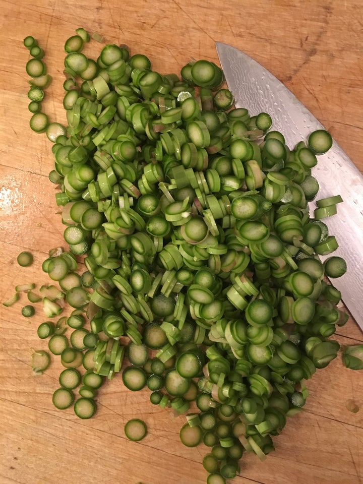 <p>Slice them thin and you won’t need to peel them</p>
