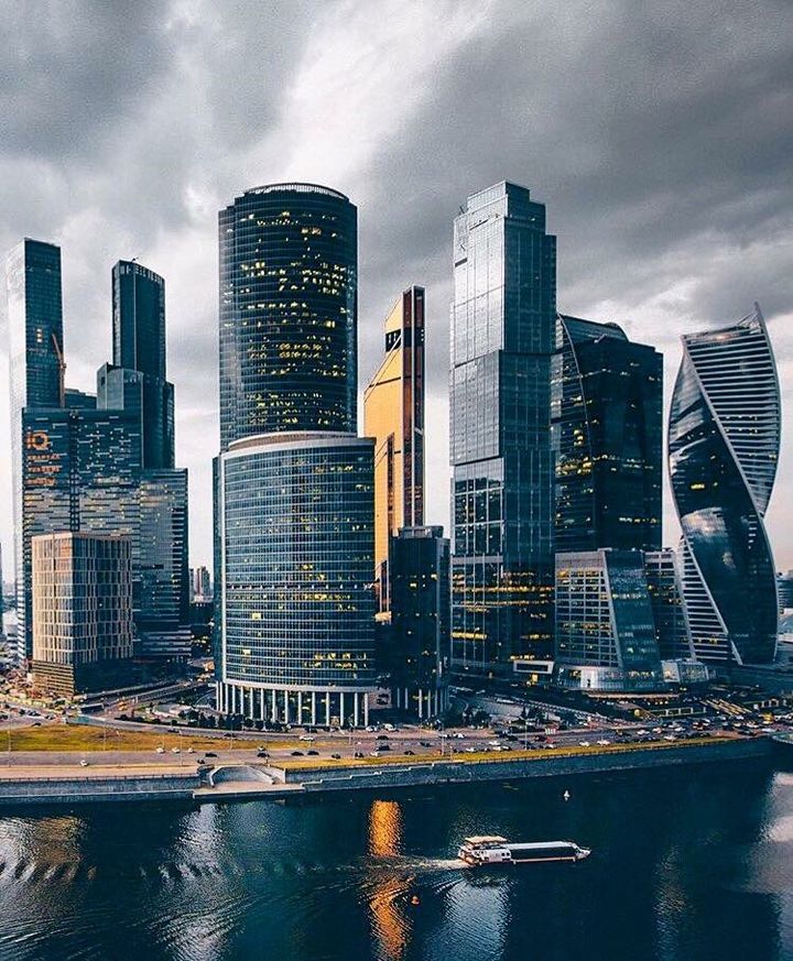The Moscow skyline