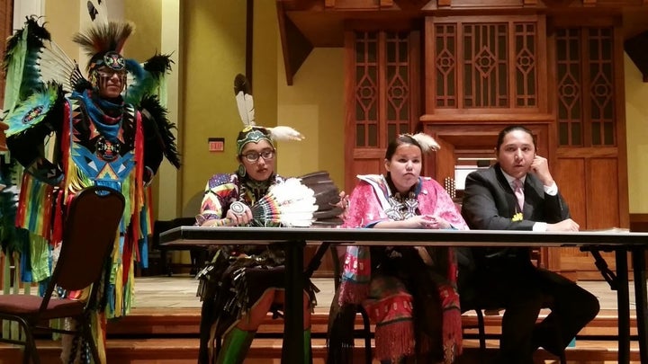 From left to right:
Justin Fox, Jalyssa McLaughlin, Aliya Martinez and Chaská Moore