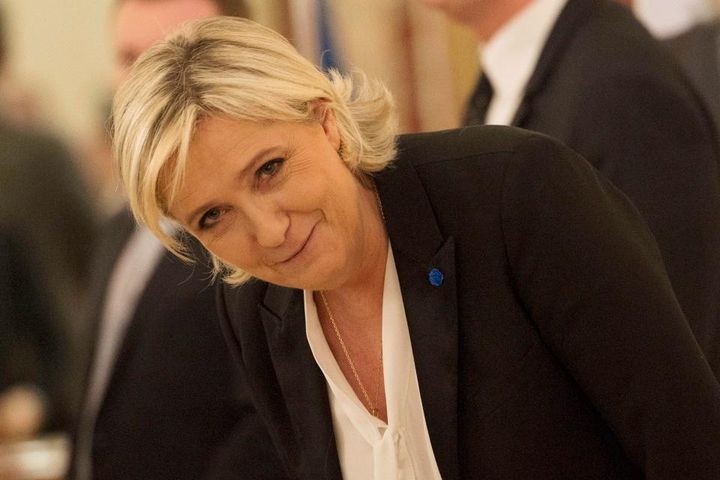 <p>Dubbed the “French Donald Trump,” hyper-conservative Marine Le Pen was defeated in the French presidential election on Sunday night.</p>