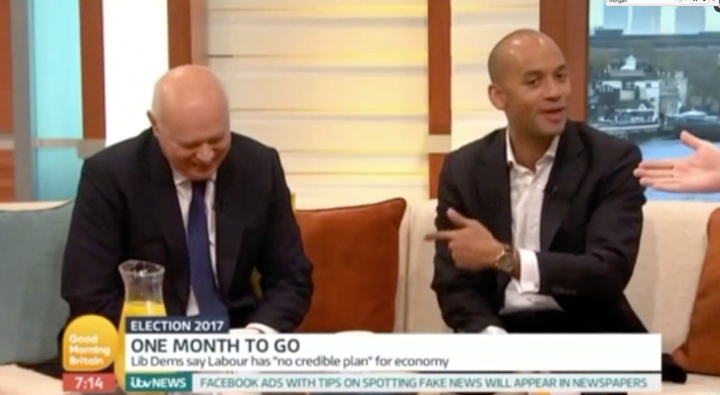<strong>Labour's Chuka Umunna watched on in joy/ horror</strong>